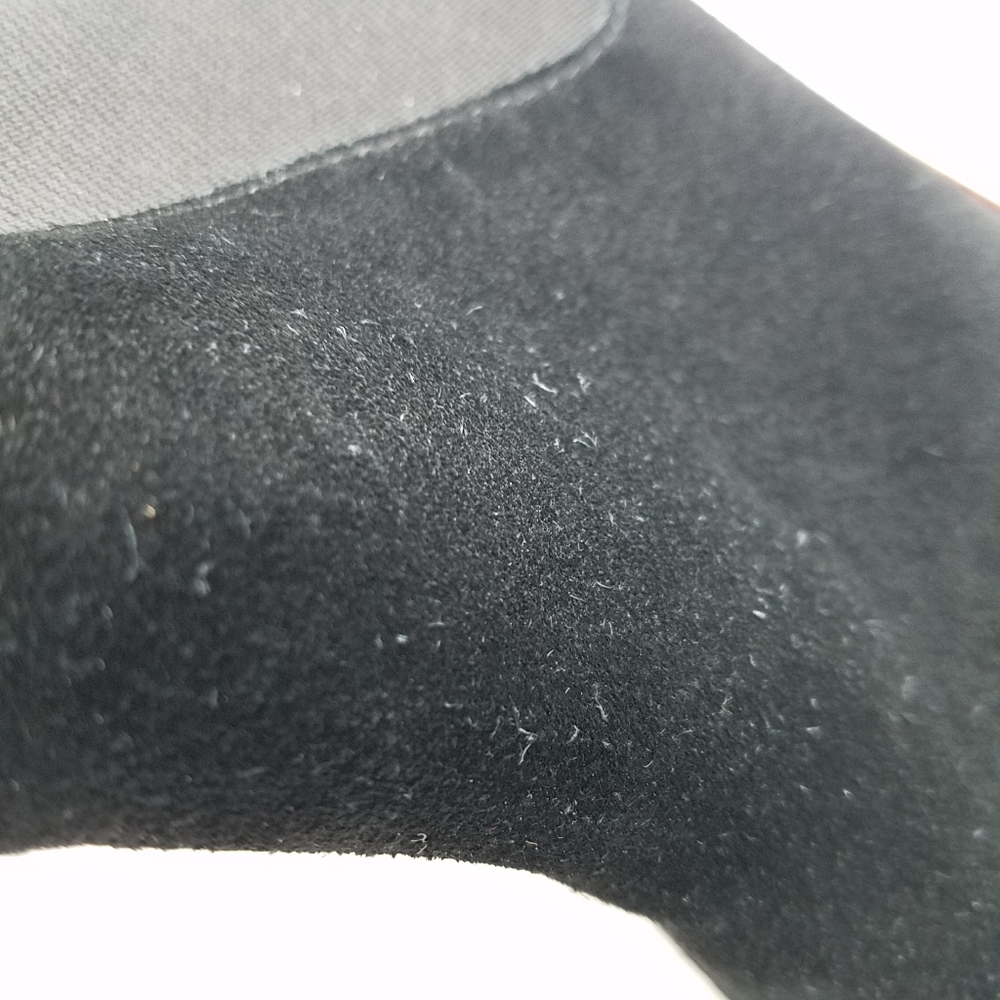 Steve Madden Black Suede Chelsea Boots - Picture 7 of 16